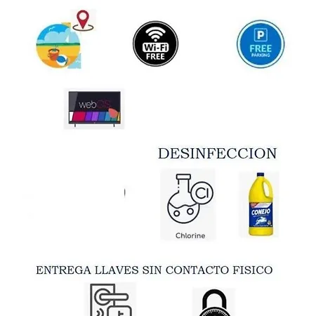 公寓 Playa El Puntal Asturias 比利亚维西奥萨